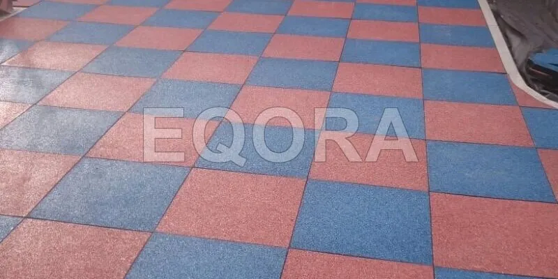 Резиновое покрытие из крошки для автосервисов в Катайске