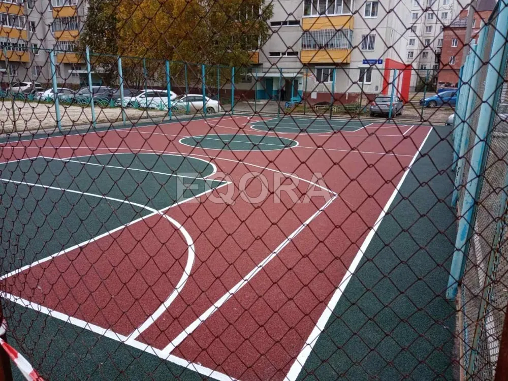 Резиновые покрытия из крошки для спортивных площадок в Катайске
